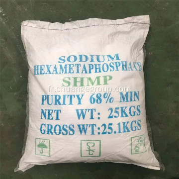 Hexametaphosphate de sodium SHMP pour l&#39;industrie réfractaire